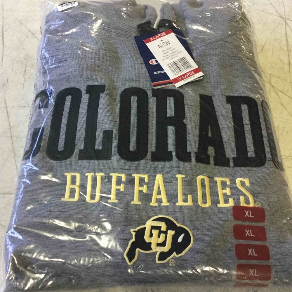 Champion Colorado Buffaloes Hooded  X Large Smoke